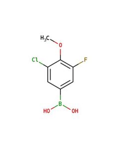 Astatech 3-CHLORO-5-FLUORO-4-METHOXYPHENYLBORONIC ACID; 1G; Purity 95%; MDL-MFCD13181625